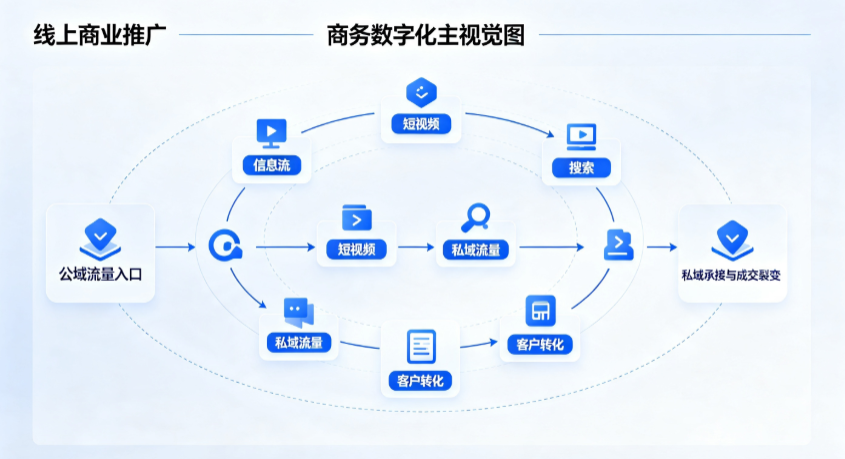 马关县线上商业推广怎么做？全域流量闭环搭建与低成本转化实战指南